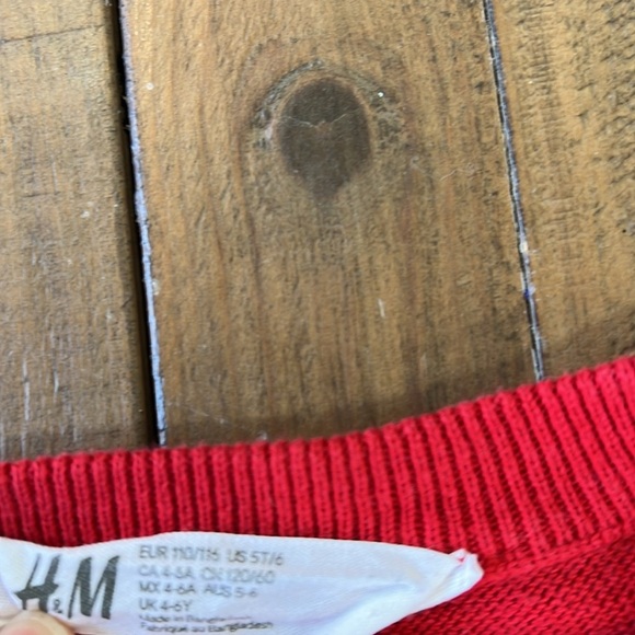 H&M Christmas appliqué sweater - Picture 3 of 5